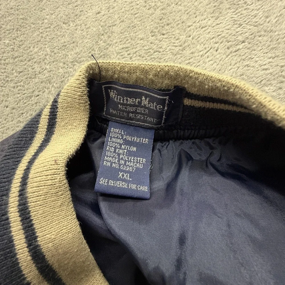 Winner Mate Vest‎ Mens 2XL Blue Golf Windbreaker Pullover Water Resistant